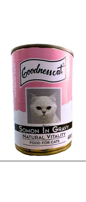GOODNESS CAT KONSERVE SOMON ETLİ 400 GR GOODNESS CAT KONSERVE SOMON ETLİ 400 GR